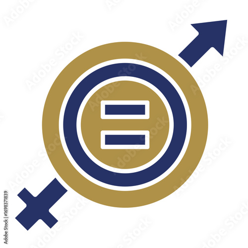 Gender Equality  Icon Element For Design	