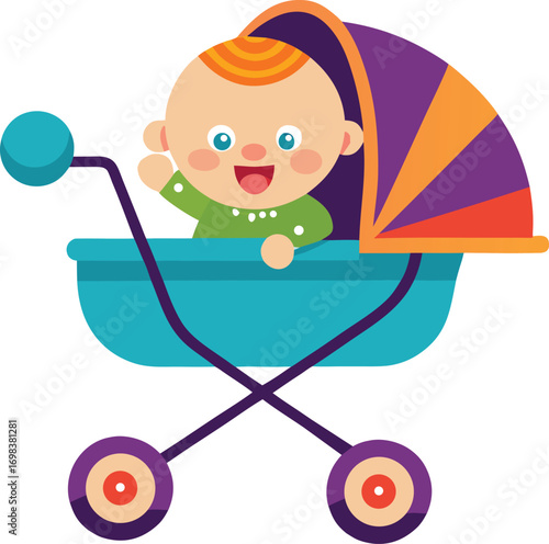 Baby in stroller
