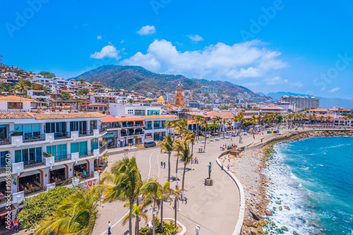 Malecón de Puerto Vallarta Mexico