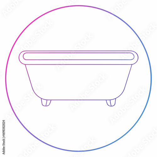 illustration of a bath tube