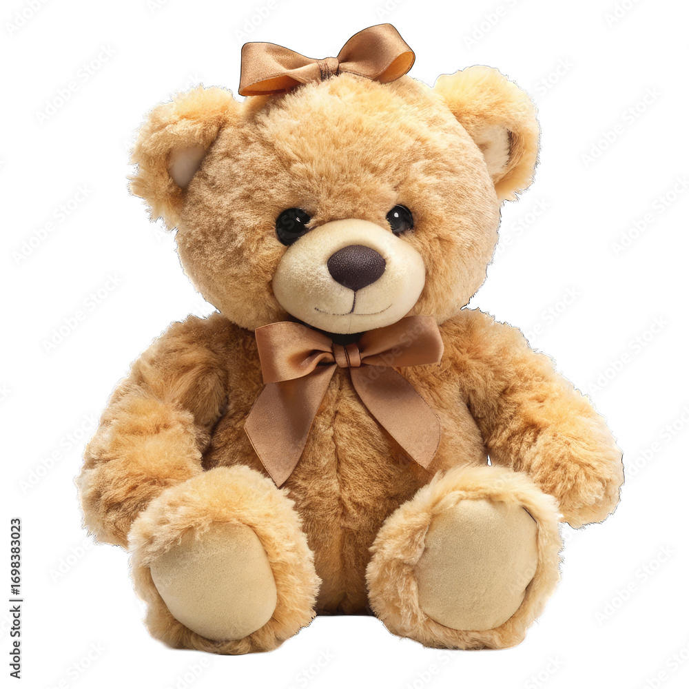 Fototapeta premium teddy bear isolated on white