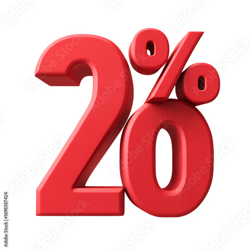 20 Percent Off Sale Red Number png