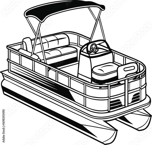 PONTOON SVG VECTOR ,PONTOON SVG  