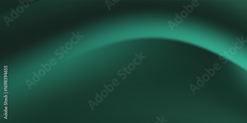 Top quaity background Soft green light on dark background modern art