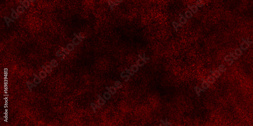 Abstract red grunge natural smooth cement concrete floor and plaster dirty wall background texture. red marble texture and red paper texture. plastered long panoramic concrete wall background.