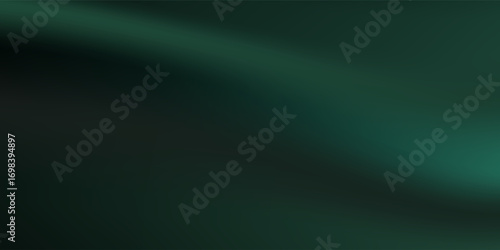 Vector background Soft green light on dark background texture