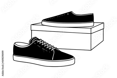 sport shoe vector illustration