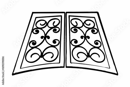 wrought iron gates