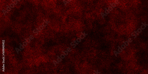 Abstract red grunge natural smooth cement concrete floor and plaster dirty wall background texture. red marble texture and red paper texture. plastered long panoramic concrete wall background.