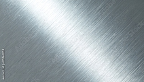 Brushed Pewter Metal Panel Texture with Satin Hairlines