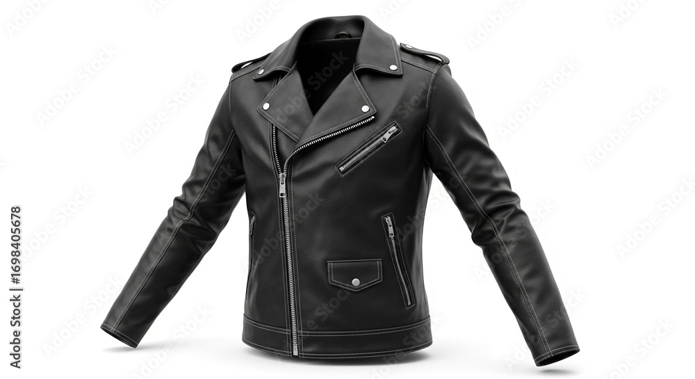 Naklejka premium black leather jacket