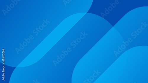 Flowing lines and a gentle curve create a beautiful blue abstract wave background, a digital art concept perfect for any creative design