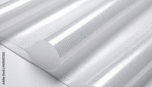 Clear TPU Sheet with Soft Folds and Jelly Texture