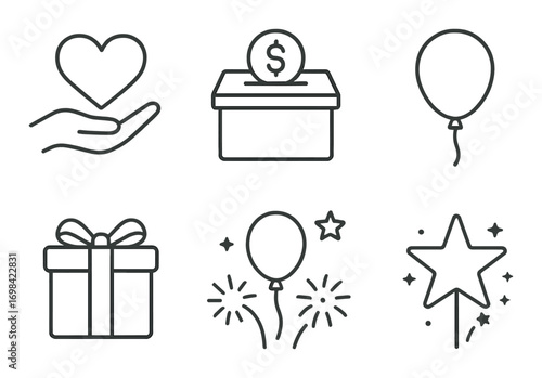Silhouette icons of hairdressing tools with leaf and flower designs