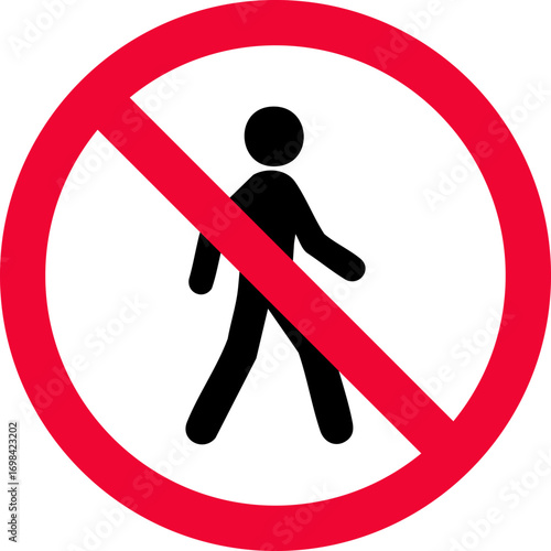 no walking