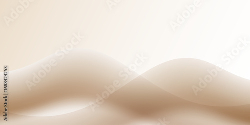 Chocolate with milk fluid splash texture. Cocoa or coffee cream sweet food delicious background. Modern gold and brown waves design.