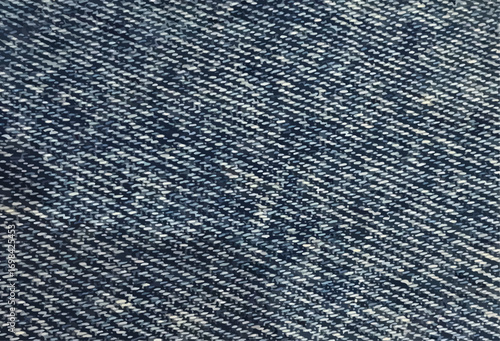 Blue jean texture. Denim cloth textile background. Indigo vintage style. Grunge structure design.