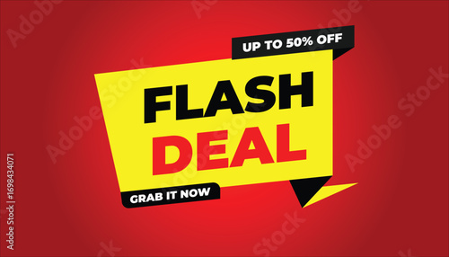 FLASH DEAL UP TO 50% OFF – GRAB IT NOW PROMOTION BANNER