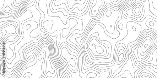 Topographic map background with geographic grid for hiking and mountain sport. luxury topographic wavy pattern and geographic grid map design. paper texture Imitation of a geographical map shades.