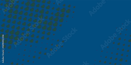 Abstract Dark Blue Pixelated Texture with Subtle Greenish Hues.
