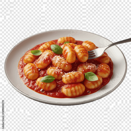 Gnocchi with tomato sauce 