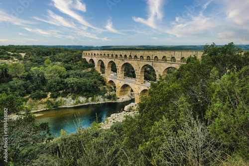 Pont du Gard, Roman aqueduct, River Gard, France