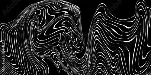 ridge line wavy topography strip line concept about minimal mountain , hill , wave form.