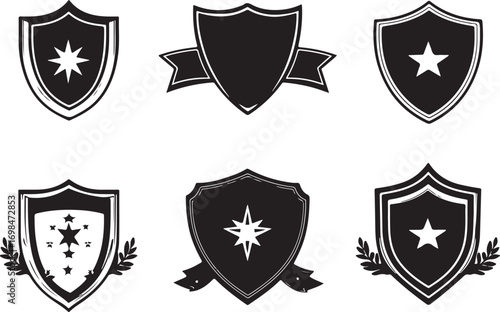 Shield Vintage Logo Silhouette Bundle