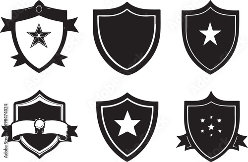 Shield Vintage Logo Silhouette Bundle