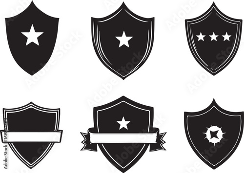 Shield Vintage Logo Silhouette Bundle