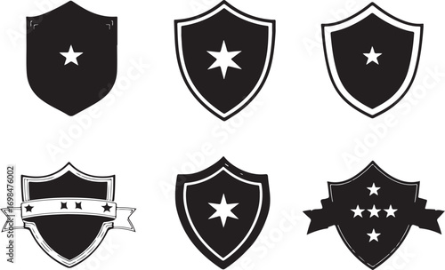 Shield Vintage Logo Silhouette Bundle