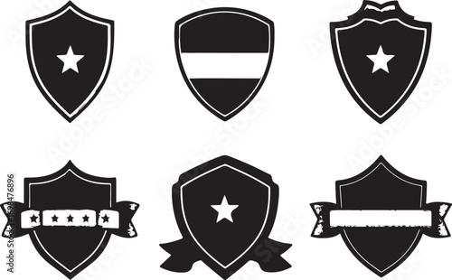 Shield Vintage Logo Silhouette Bundle