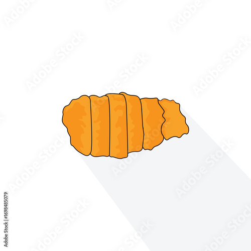 Chicken Nanban or Chicken Katsu Vector Illustration Logo