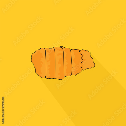 Chicken Nanban or Chicken Katsu Vector Illustration Logo