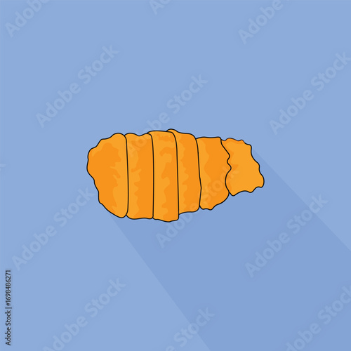 Chicken Nanban or Chicken Katsu Vector Illustration Logo