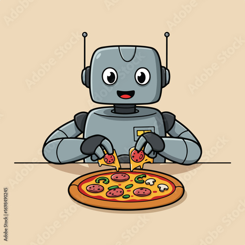 Pizza-Loving Robot
