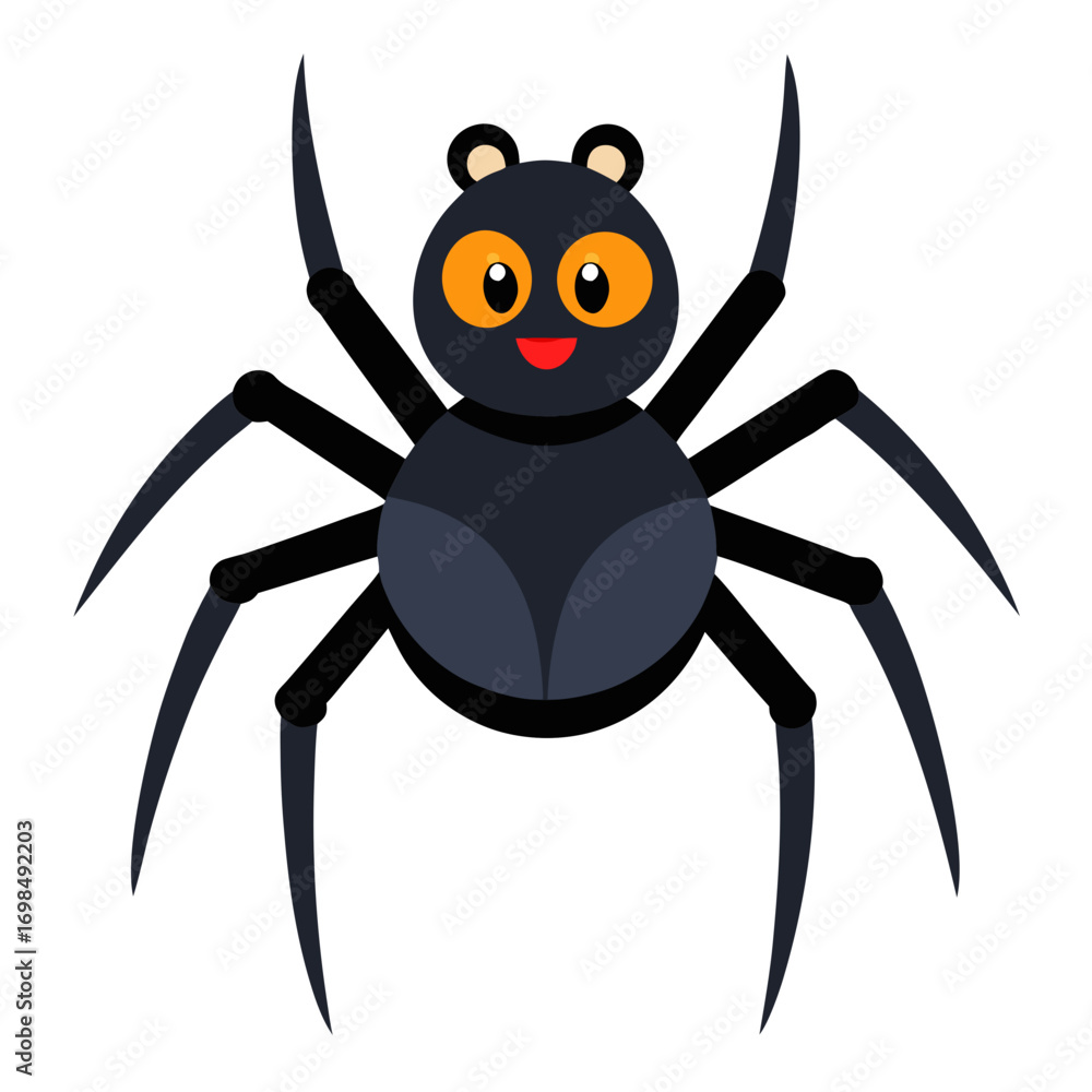 Obraz premium spider on a white background