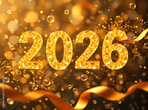 Happy New Year 2026 Wishing poster