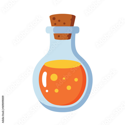 Cartoon potion bottle