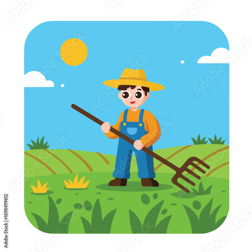 Cartoon farmer (2)