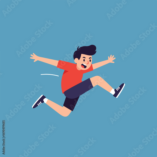 Joyful leap