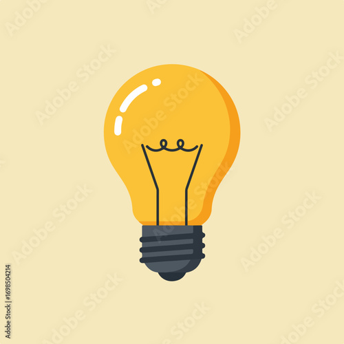 Lightbulb idea graphic