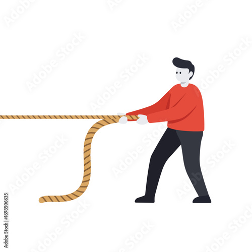 Tug-of-war action