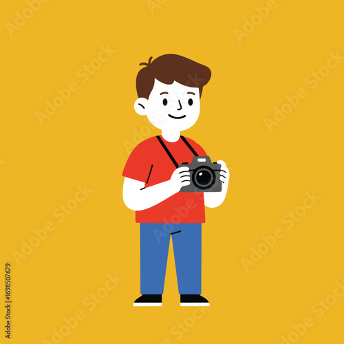 Cartoon photographer