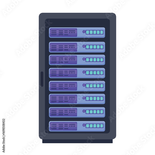 Server Rack Illustration