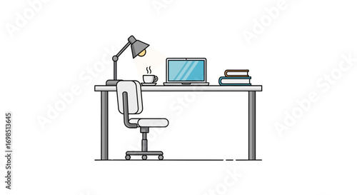 The metal machine and tools on the table create a high-tech industrial design in the room
