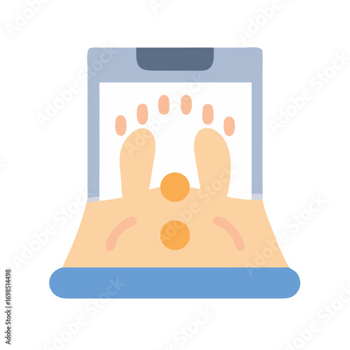 Infant ultrasound image showcasing healthy development inside the womb