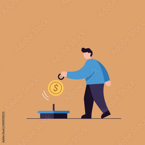 Donating money