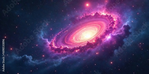 Enigmatic swirling nebulae in deep space, cosmic dust and stardust create a mystical and ethereal glow, hinting at otherworldly energy and unseen forces , cosmic rays, nebulae