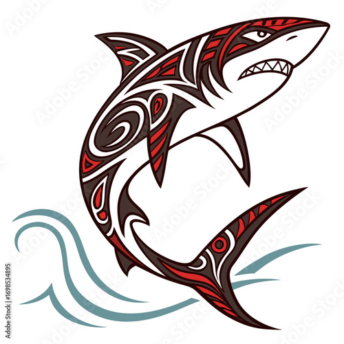 Tribal Shark Symbol